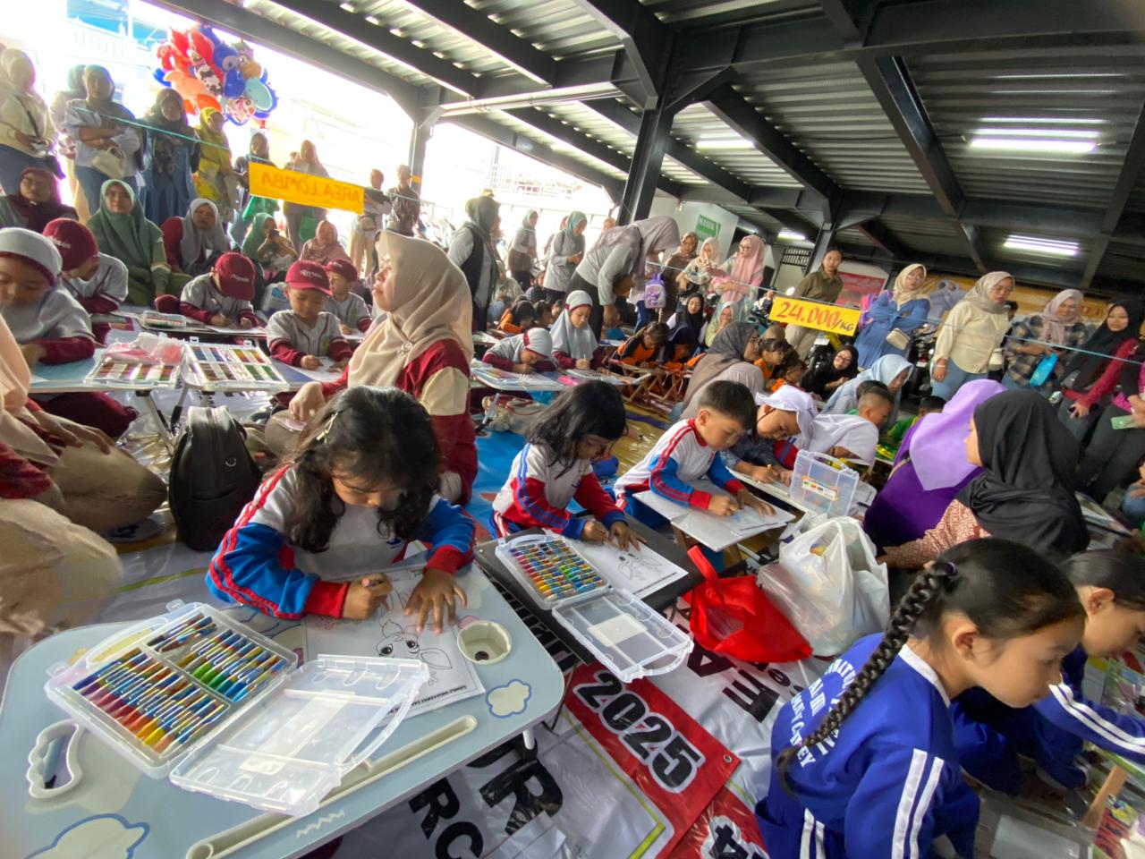 lomba mewarnai bareng samudra toserba 2025